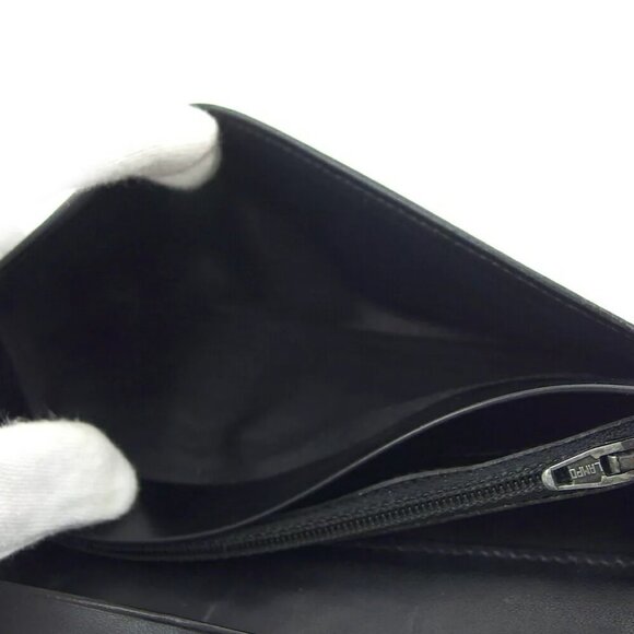 CELINE Long Wallet Macadam PVC ?~ Leather Authentic USED - Picture 6 of 9